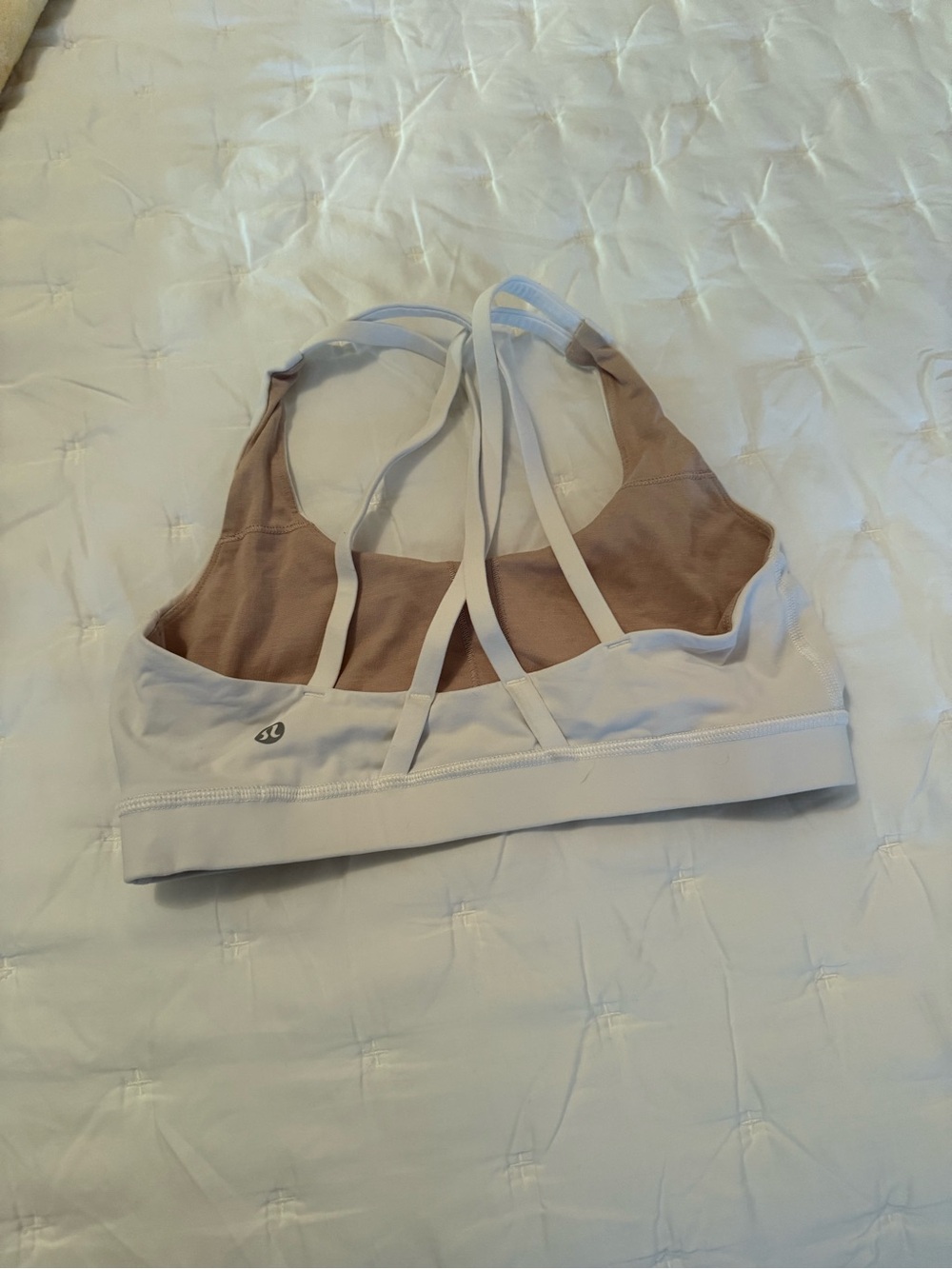 Lululemon athletica Light Gray Strappy Sports Bra - Women's Intimates